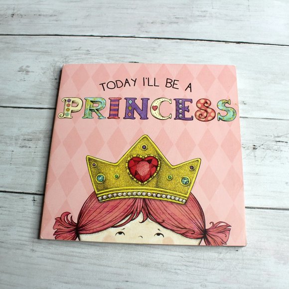 Children's Hardcover Board Book Today I'll be a Princess - Picture 1 of 3